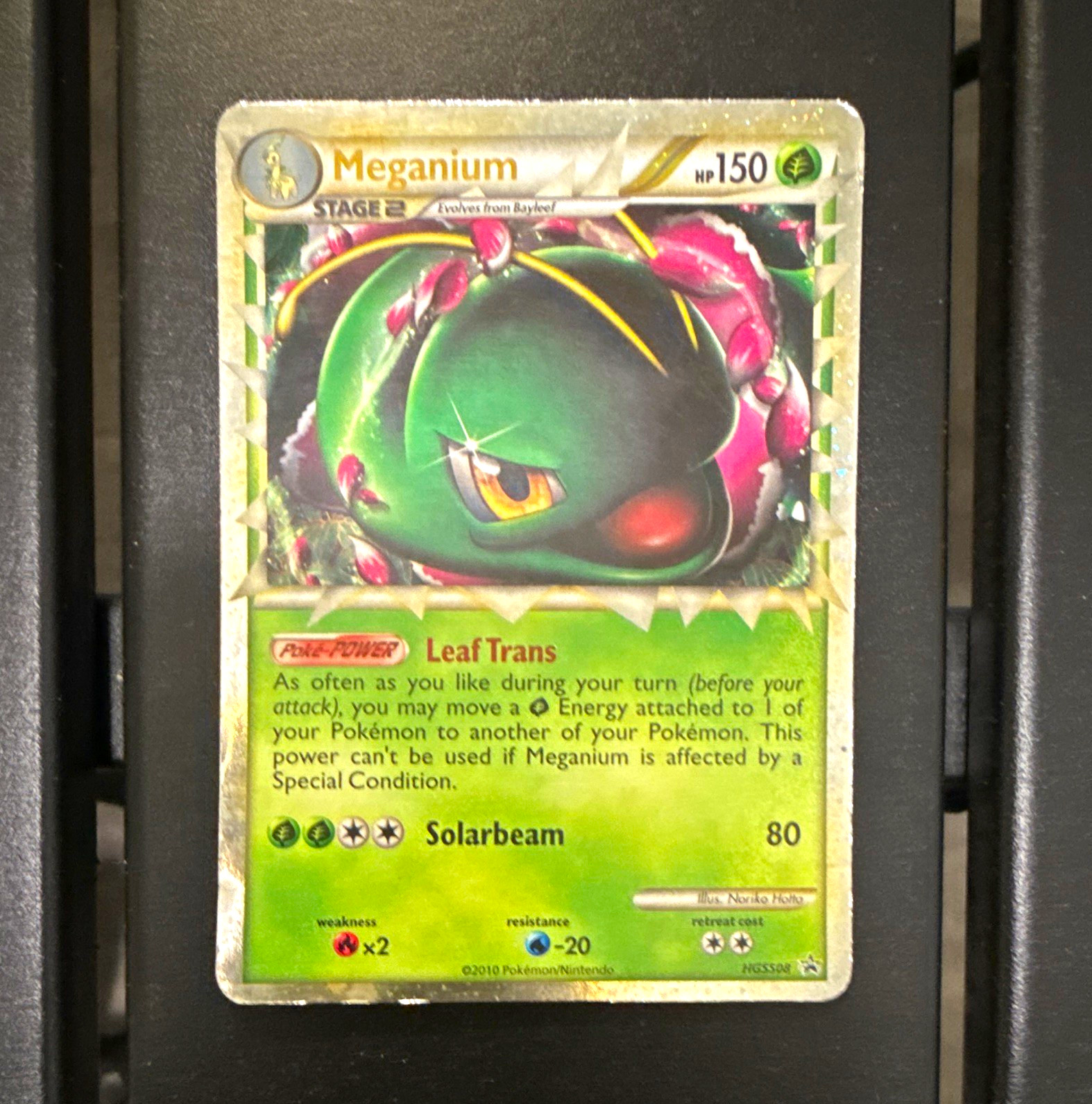 Pokemon TCG Meganium (Prime) HGSS08 Holo Pokemon TCG Meganium (Prime) HGSS08 Holo