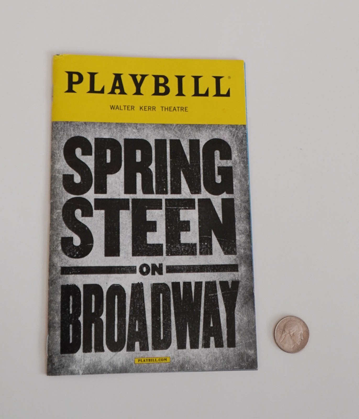 Playbill Broadway Bruce Springsteen Walter Kerr Theatre New York booklet Bruce