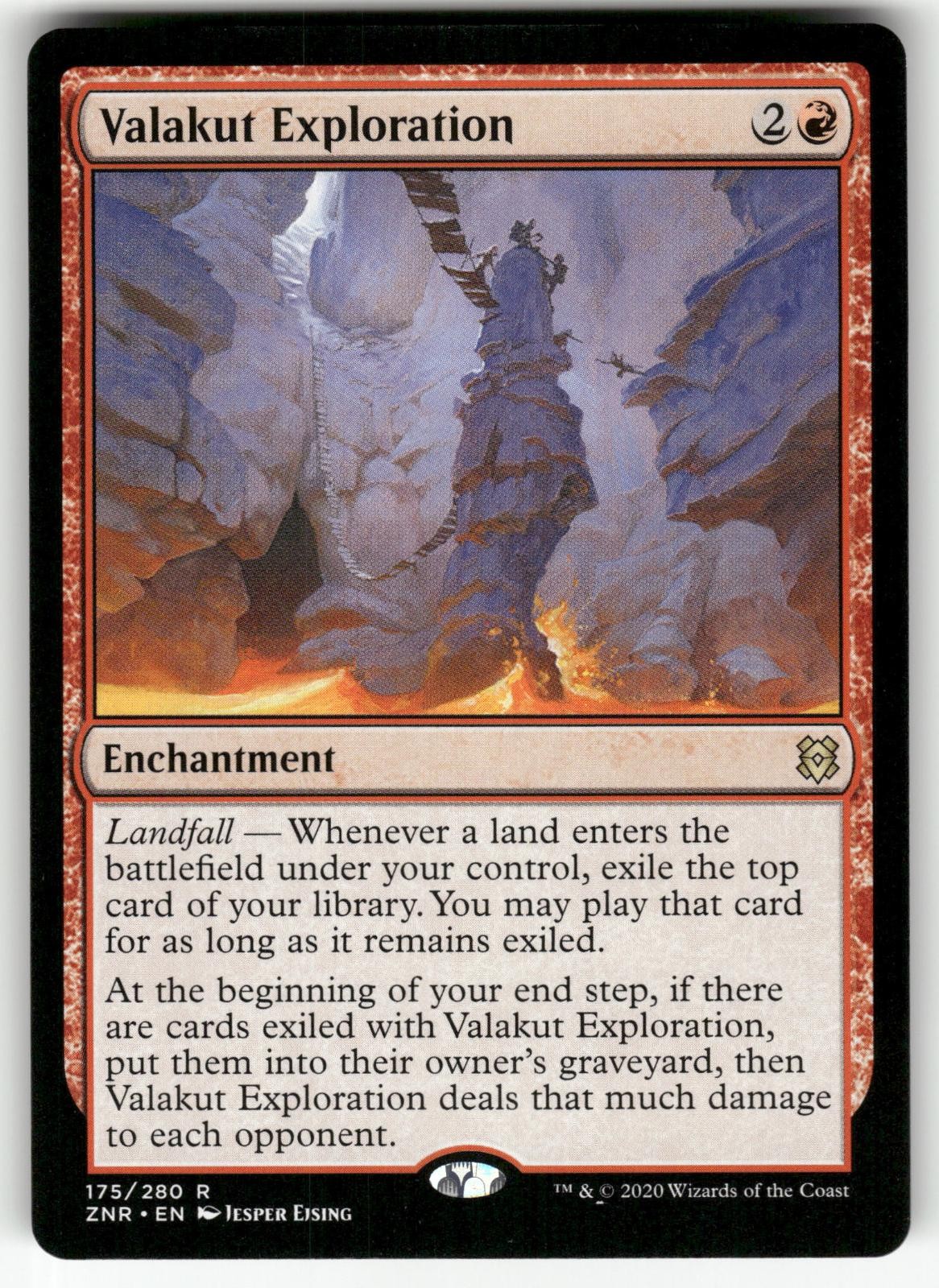 Valakut Exploration 175 Rare Zendikar Rising Magic: The Gathering Near Mint