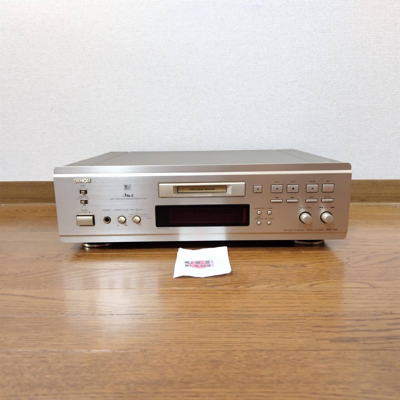 Denon DMD-1000 MiniDisc MD Recorder Deck Player Confirmed Operation 