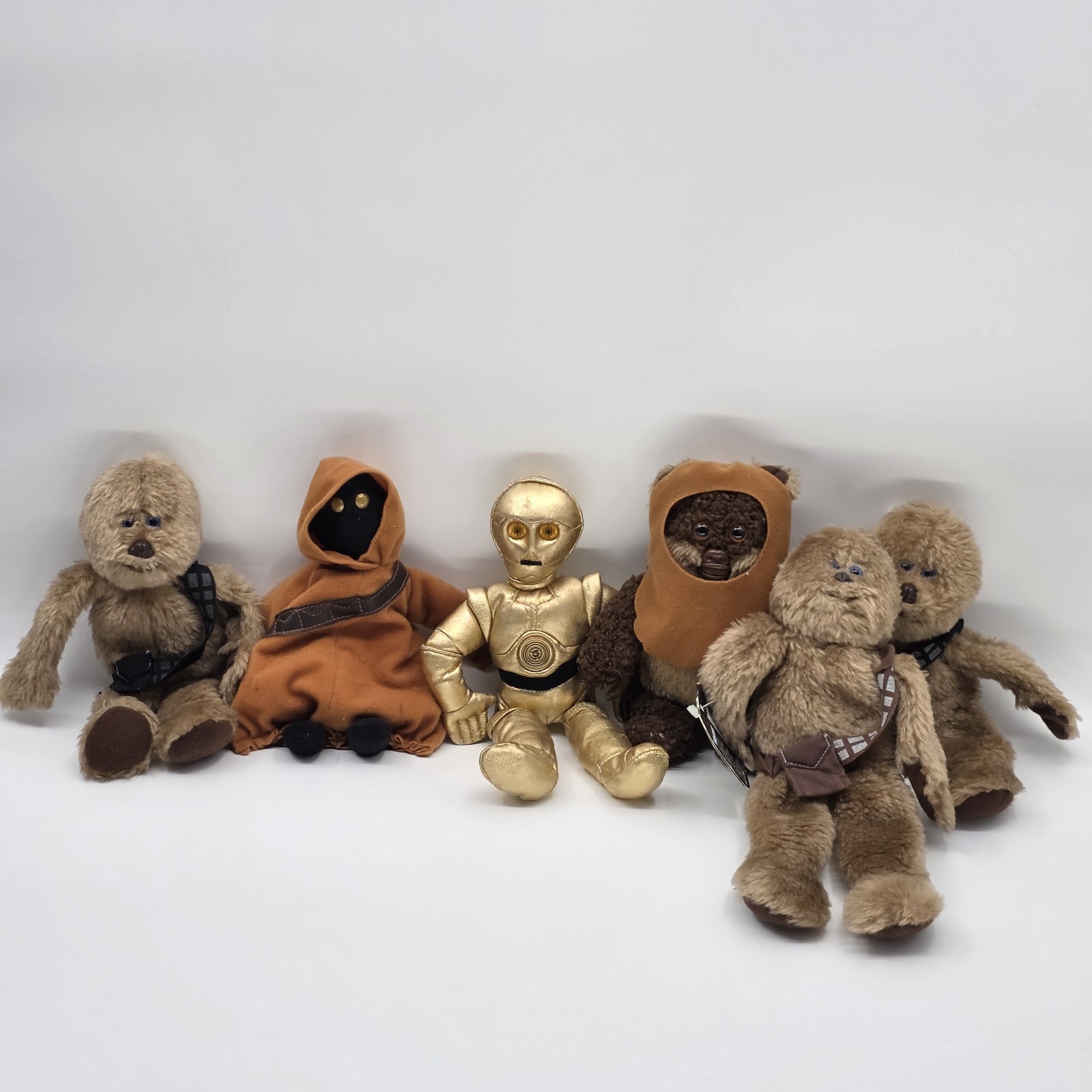 Vintage Star Wars Buddies Lot of 6 Beanie Stuffed Toys Rare 6\ Vintage Star Wars Buddies Lot of 6 Beanie Stuffed Toys Rare 6\