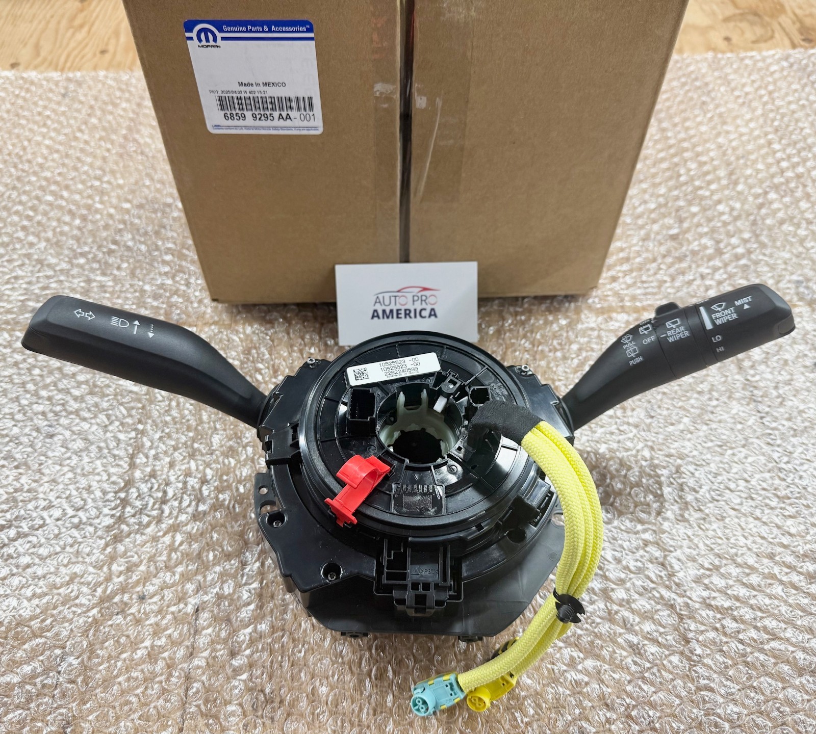 STEERING COLUMN MODULE for 2018-2026 JEEP WRANGLER MOPAR 68599295AA OEM GENUINE STEERING COLUMN MODULE for 2018-2026 JEEP WRANGLER MOPAR 68599295AA OEM GENUINE