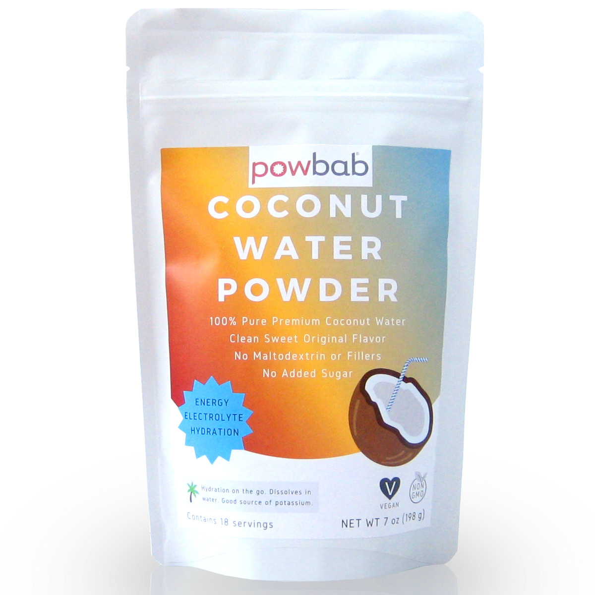 powbab Coconut Water Powder From 100% Organic Coconut (7 oz)