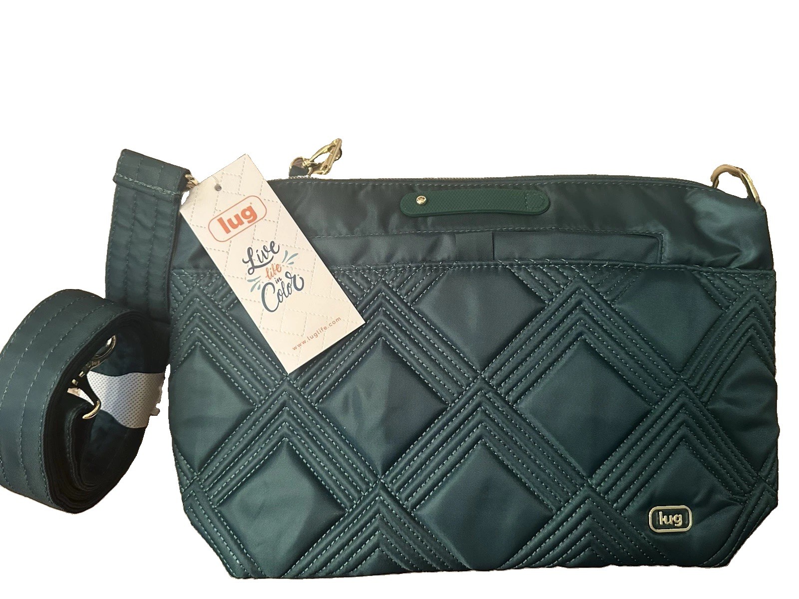 Lug x Wicked Flare Crossbody Bag Wickedly Green NWT Lug x Wicked Flare Crossbody Bag Wickedly Green NWT