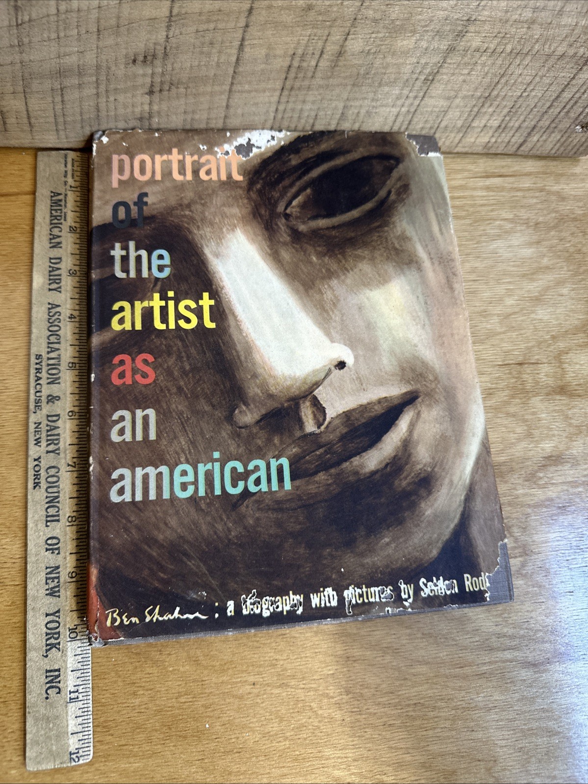 Vintage 1951 Portrait of the Artist as an American Ben Shahn First Edition Book