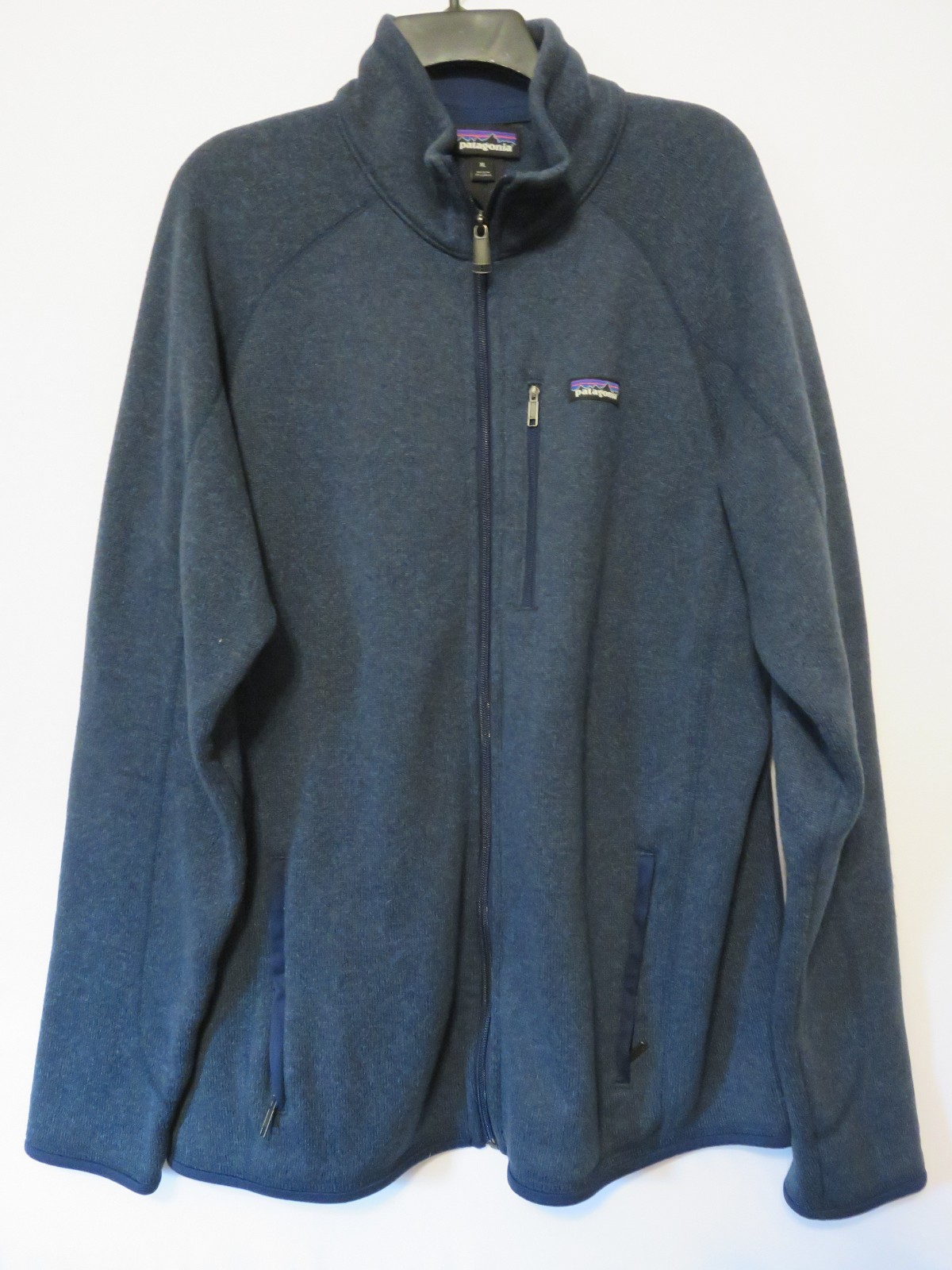 Patagonia Men’s Better Sweater Full Zip Fleece Jacket Classic Navy Blue XL 25527