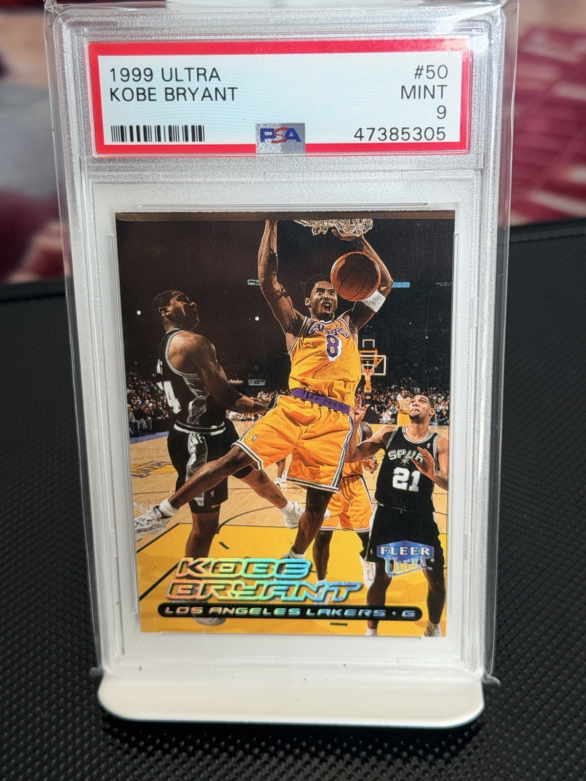 1999-00 Fleer Ultra Kobe Bryant #50 Los Angeles Lakers HOF PSA 9 - Pop Higher 10