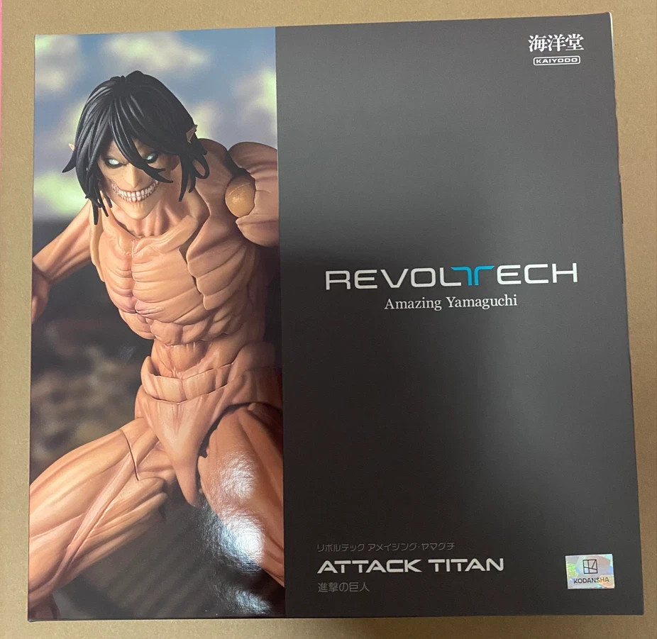 Kaiyodo Revoltech Amazing Yamaguchi Attack on Titan Eren Yeager Action Figure Kaiyodo Revoltech Amazing Yamaguchi Attack on Titan Eren Yeager Action Figure