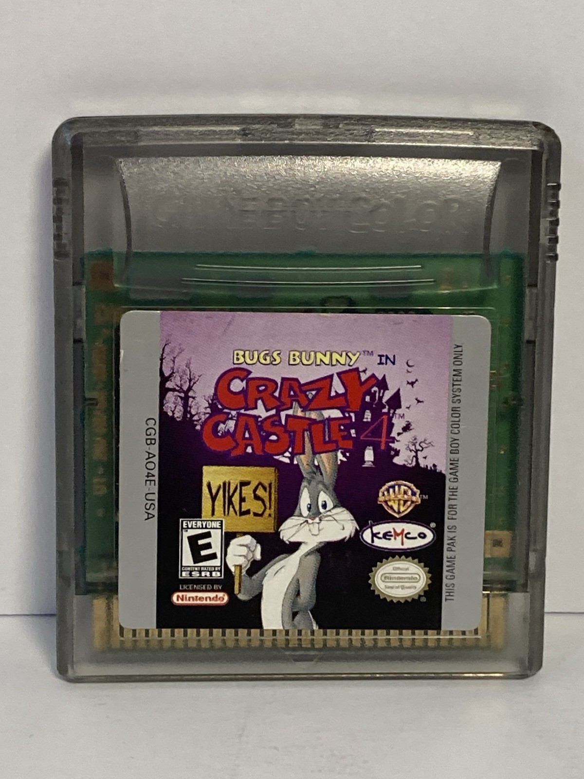 Bugs Bunny Crazy Castle 4 GBC Game Boy Color Nintendo Tested Cleaned Authentic Bugs Bunny Crazy Castle 4 GBC Game Boy Color Nintendo Tested Cleaned Authentic