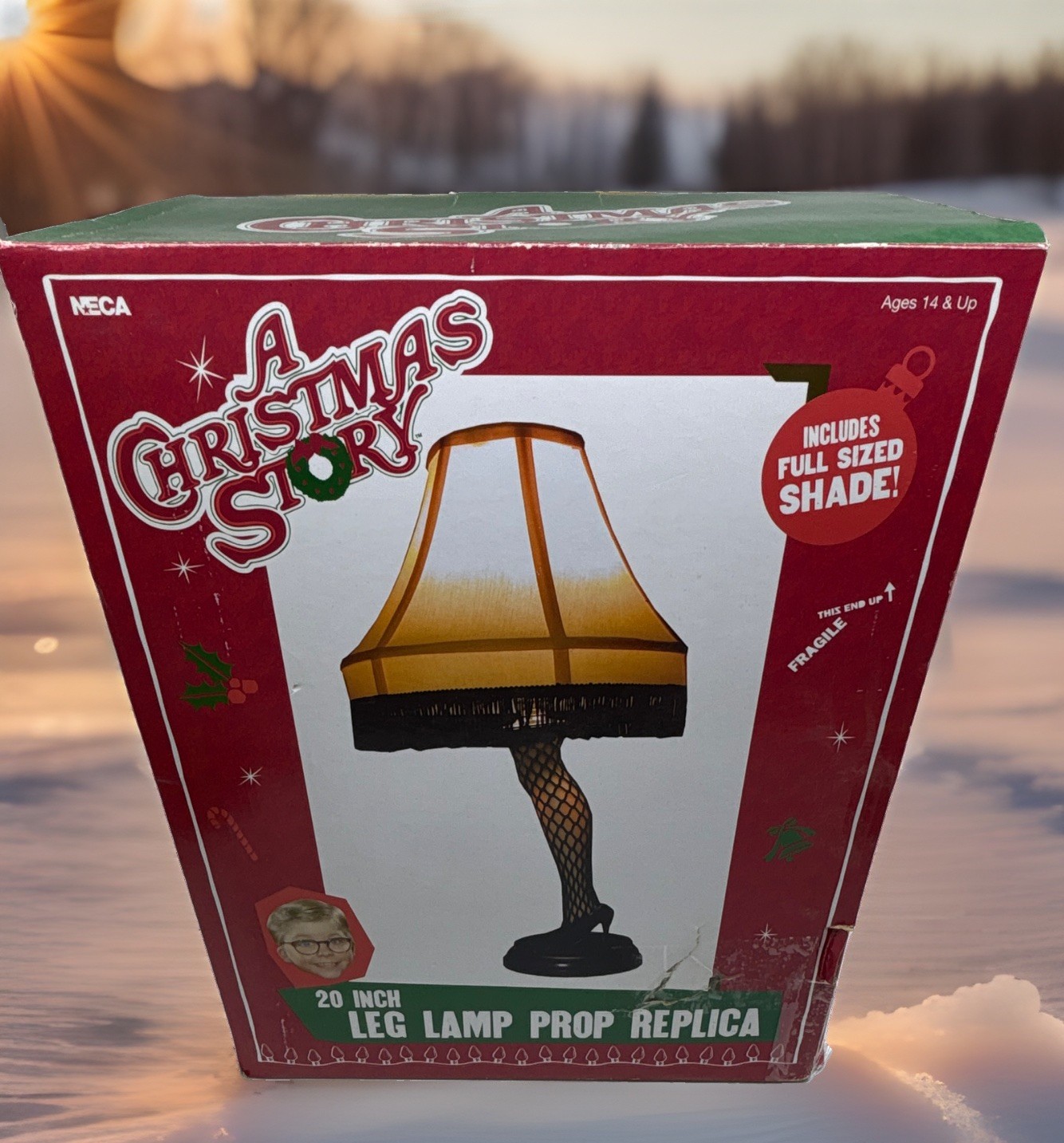 NECA A Christmas Story 20in Leg Lamp Prop Replica w/ Full Sized Shade NECA A Christmas Story 20in Leg Lamp Prop Replica w/ Full Sized Shade