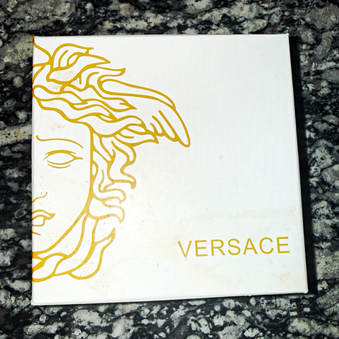 Versace Men\'s Adjustable Medusa Logo Belt, Black/White, Buckle, 110 cm