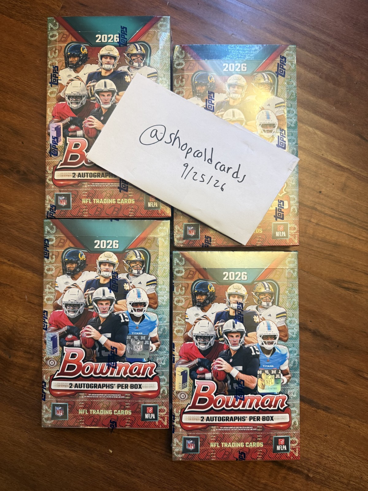 2026 Bowman Football First Day Issue sealed IN HAND 2026 Bowman Football First Day Issue sealed IN HAND
