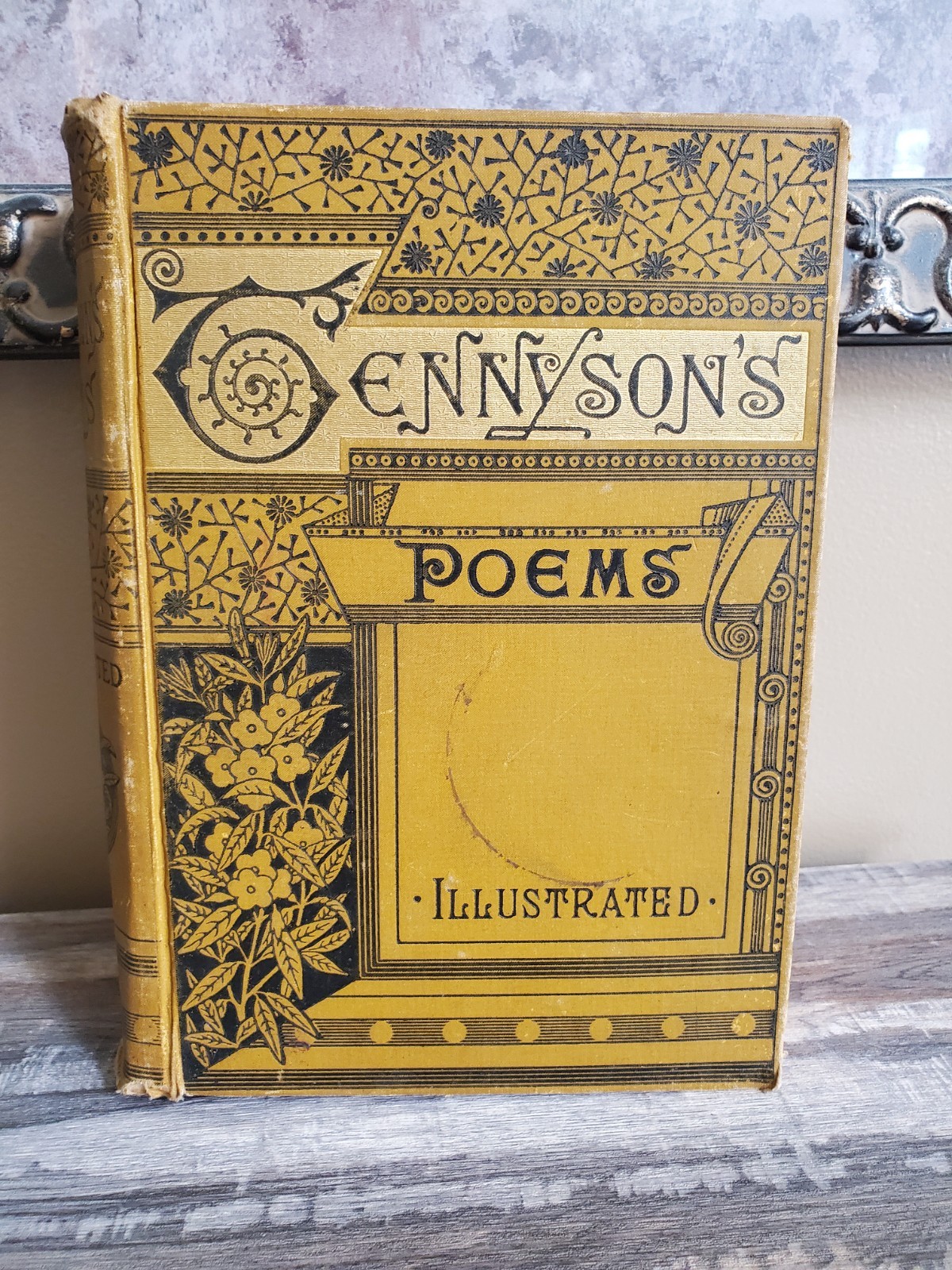 Antique 1882 The Complete Poetical Works of Alfred Lord Tennyson Illustrated HC Antique 1882 The Complete Poetical Works of Alfred Lord Tennyson Illustrated HC