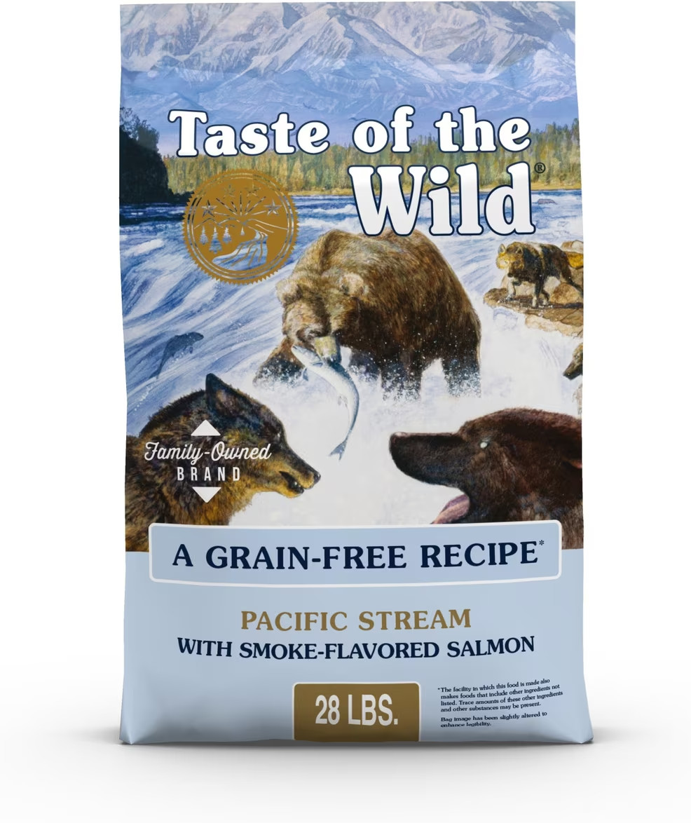 Taste of the Wild Pacific Stream Canine Recipe – Smoke-Flavored Salmon 28 lb