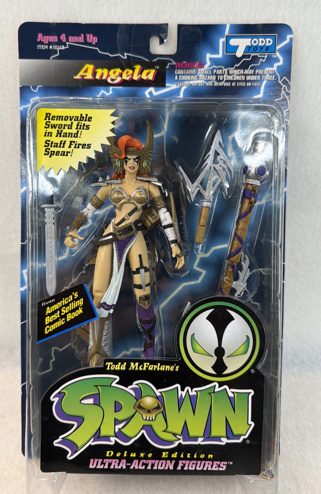 1995 McFarlane Spawn Angela Deluxe Ultra Action Figure 6\
