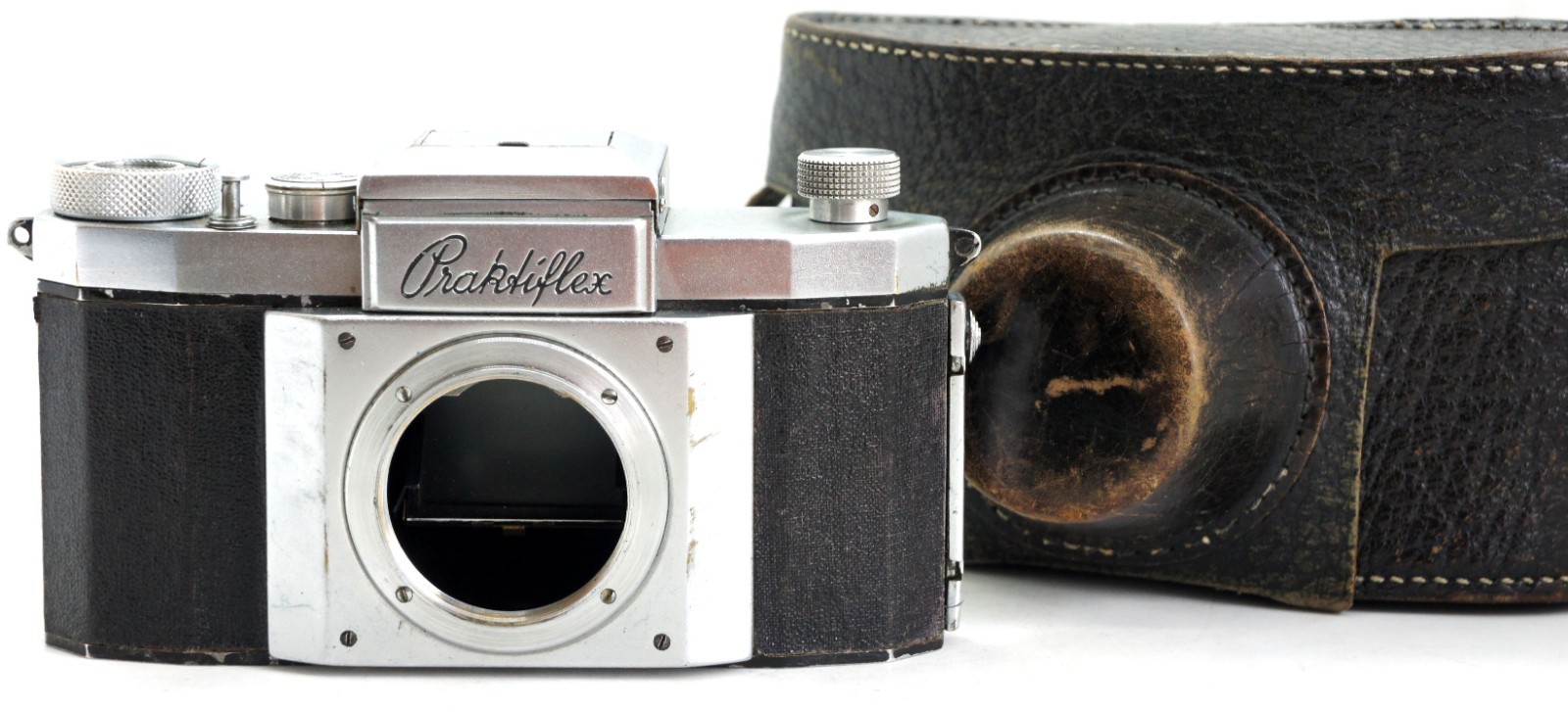 VERY EARLY PRE-WAR KW PRAKTIFLEX 35 mm SLR camera WORKS NICE M40 Mount SN 12429