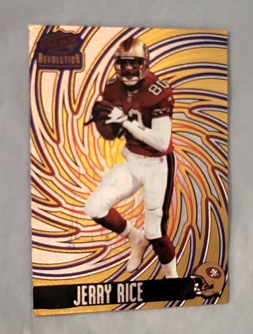 Vintage 1998 Pacific Revolution Shadows Football Card /99 Jerry Rice #127 Vintage 1998 Pacific Revolution Shadows Football Card /99 Jerry Rice #127
