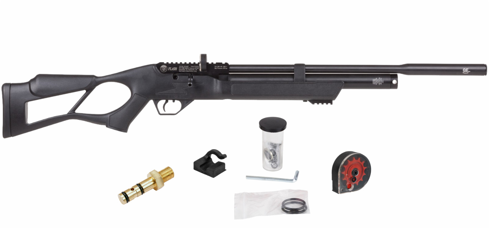 Hatsan Flash QE QuietEnergy .25 Caliber PCP Bolt Action Air Rifle HGFlash-25QE Hatsan Flash QE QuietEnergy .25 Caliber PCP Bolt Action Air Rifle HGFlash-25QE