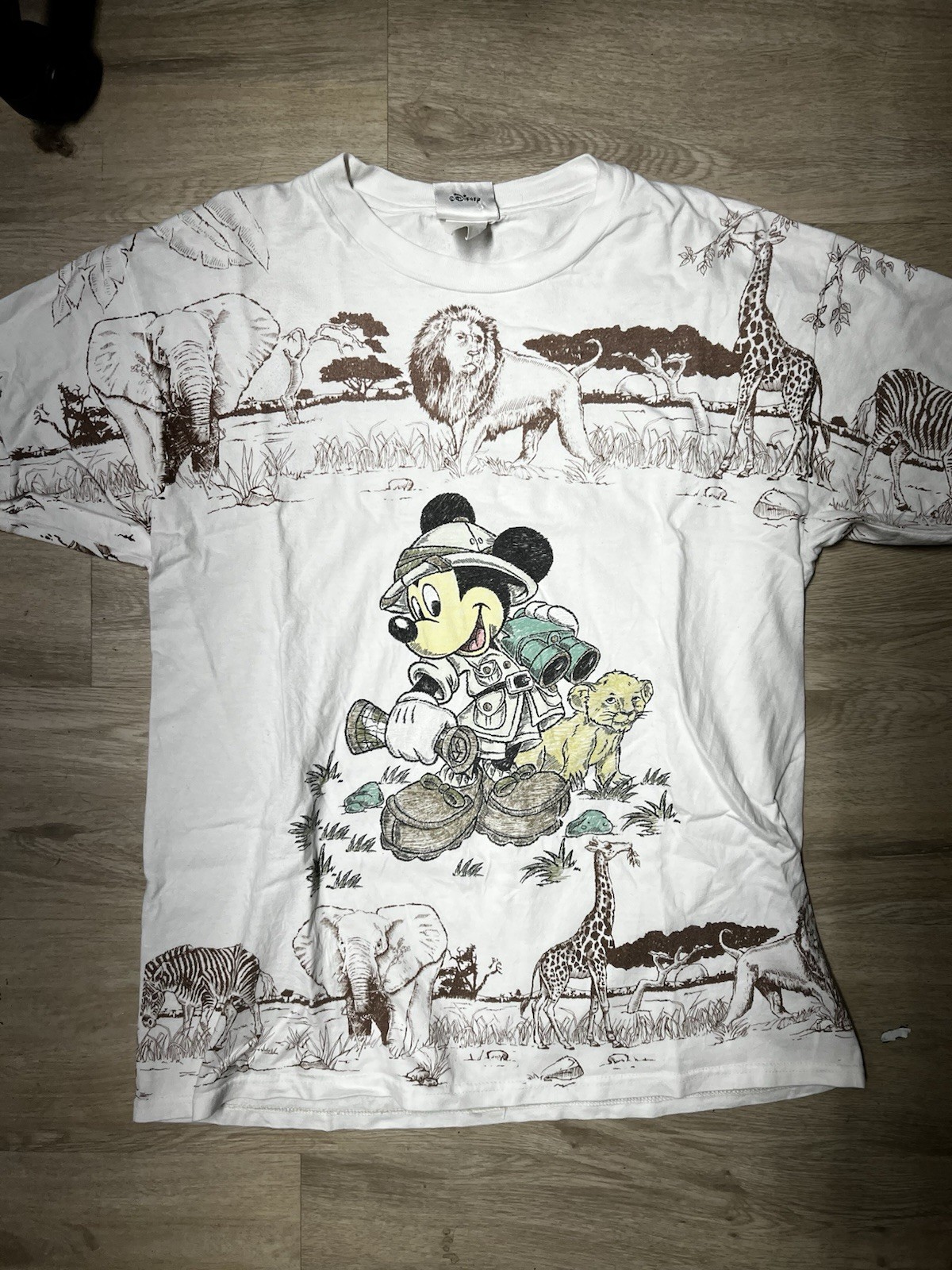 Vintage Disney Safari Mickey Aop T Shirt Vintage Disney Safari Mickey Aop T Shirt