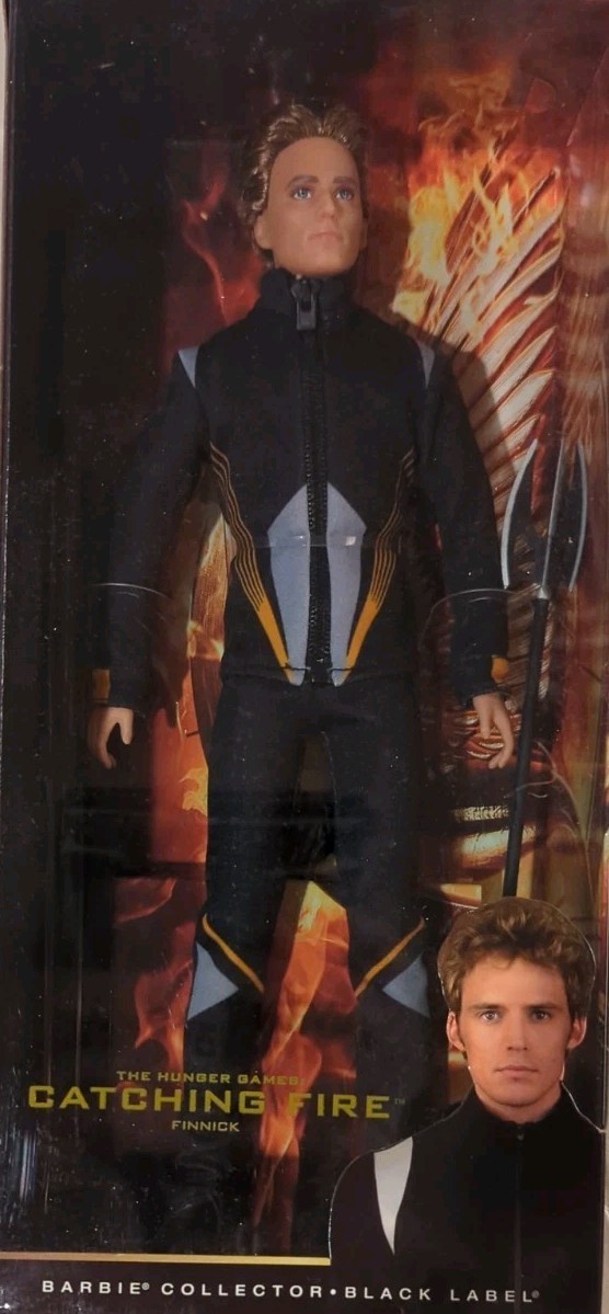 Barbie Hunger Games Catching Fire Finnick Odair Black Label Collector\'s Doll NEW Barbie Hunger Games Catching Fire Finnick Odair Black Label Collector\'s Doll NEW