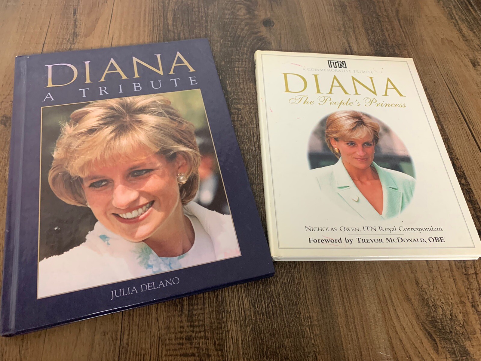 TWO Lady Diana books: Diana The People’s Princess & Diana A Tribute