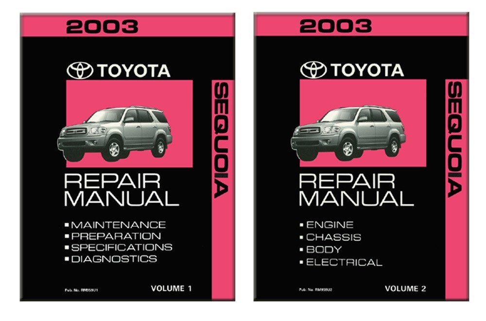 2003 Toyota Sequoia Factory Shop Service Manual 2003 Toyota Sequoia Factory Shop Service Manual