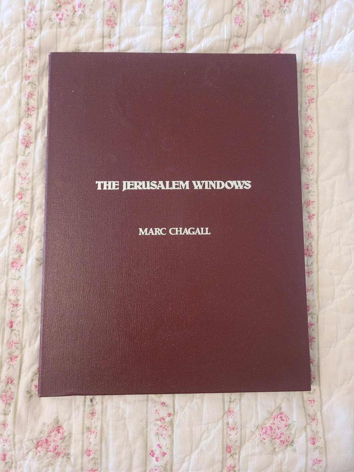 Marc Chagall Jerusalem Windows BRONZE Set 12 plaques hard back book style