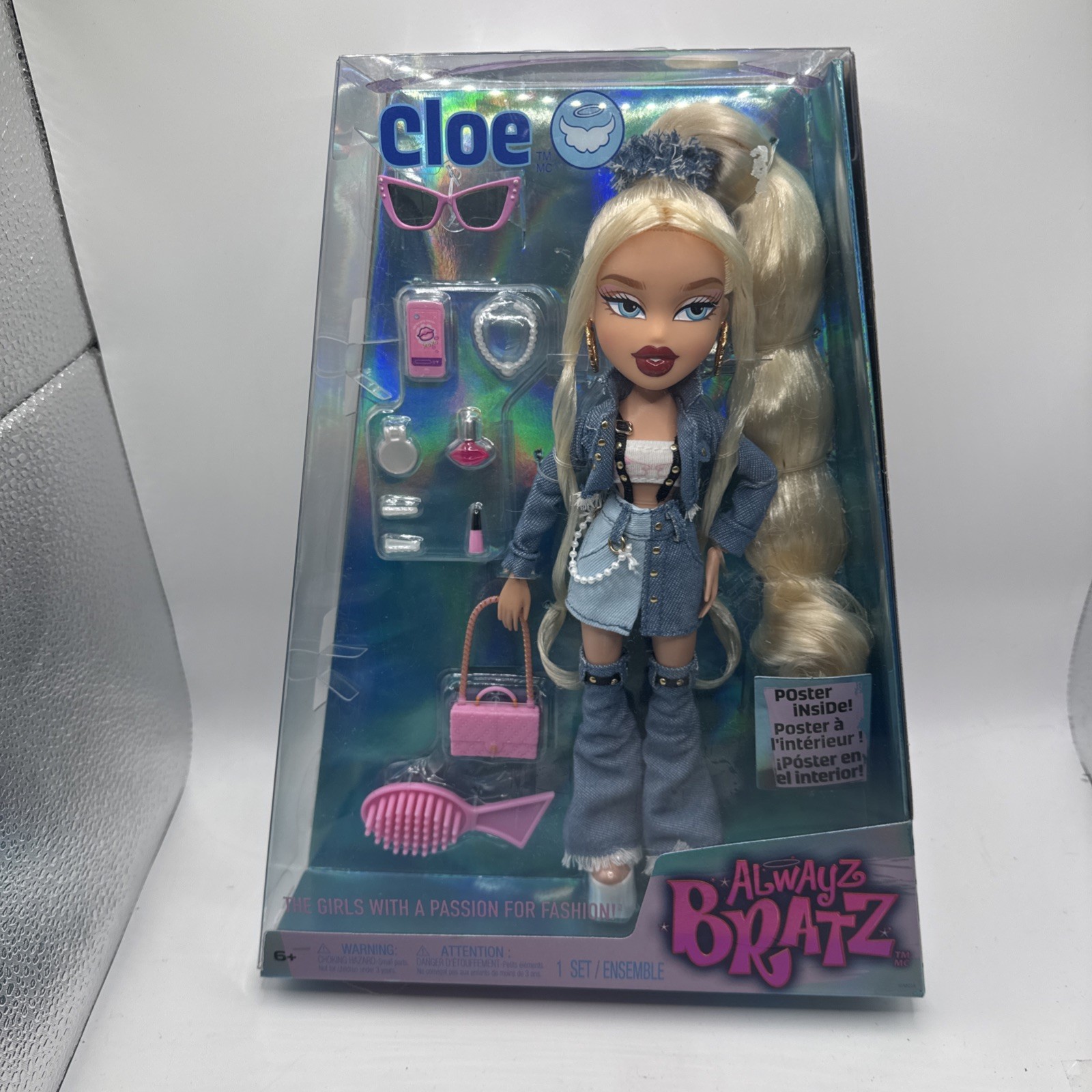 Alwayz Bratz Cloe Fashion Doll Toy with 10 Accessories and Poster New In Box
