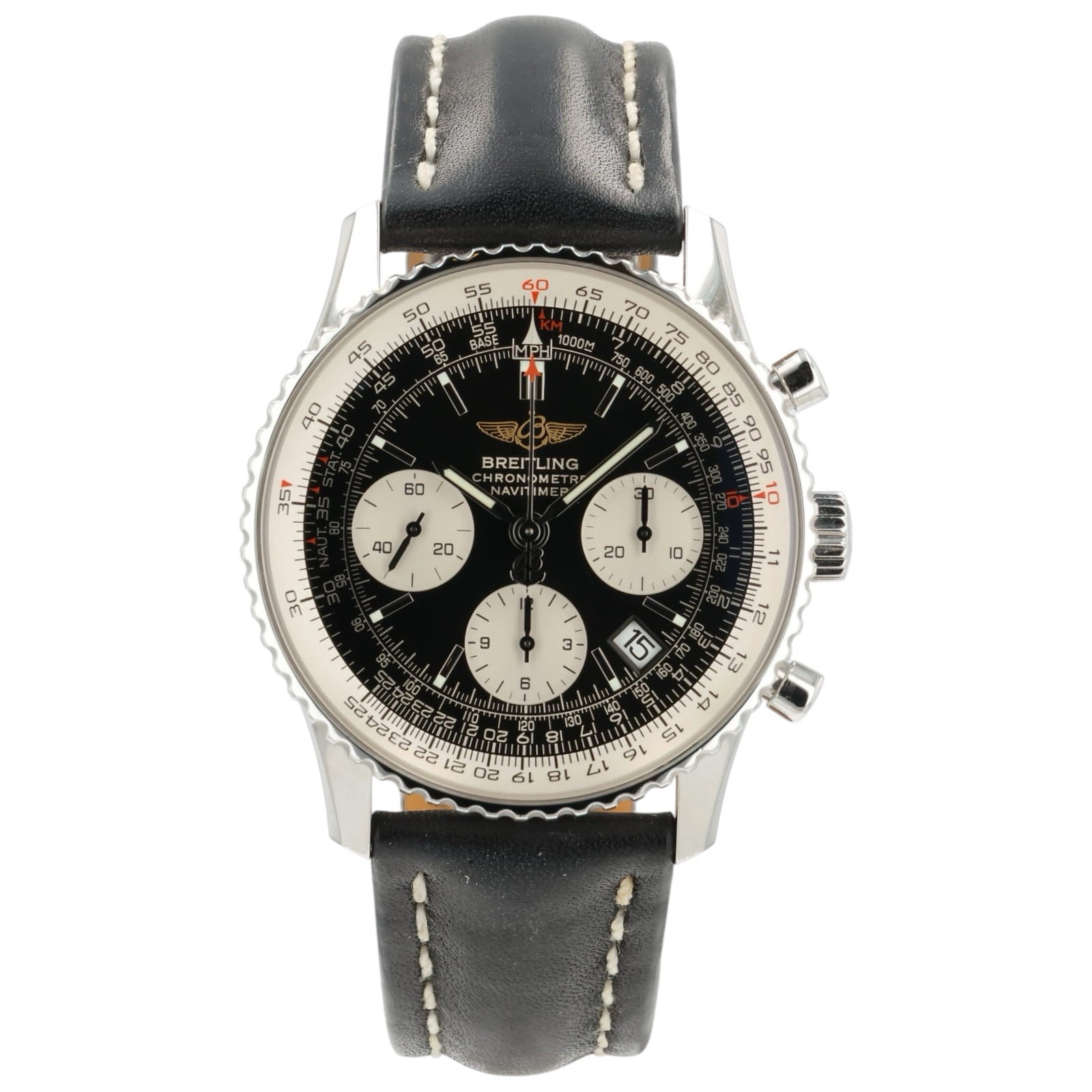 Breitling Navitimer Black Dial Stainless Steel 41mm Automatic Men’s Watch A23322