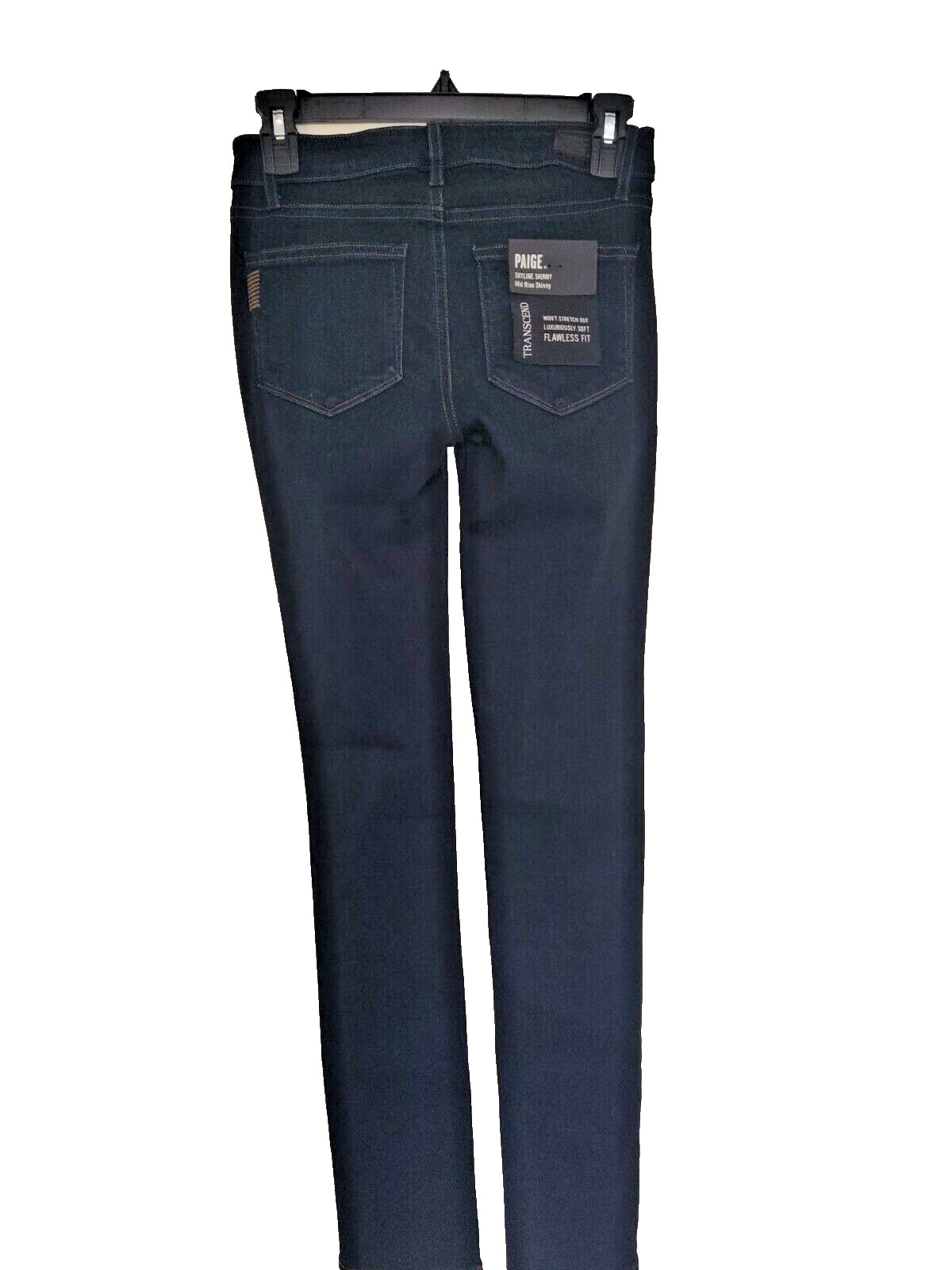 PAIGE Women\'s Transcend Skyline Skinny Mid Rise Jeans 24x30 PAIGE Women\'s Transcend Skyline Skinny Mid Rise Jeans 24x30