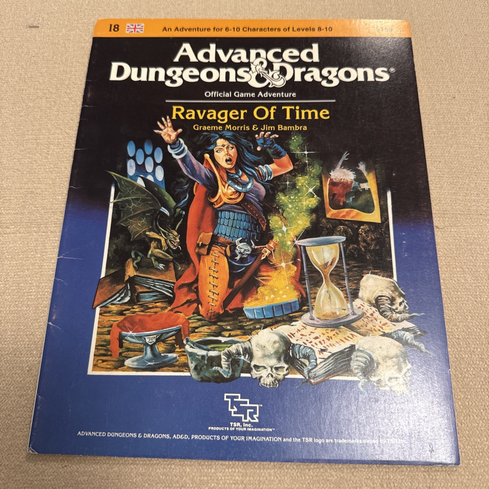 TSR Advanced Dungeons &Dragons Adventure Module I8 Ravager of Time AD&D TSR Advanced Dungeons &Dragons Adventure Module I8 Ravager of Time AD&D