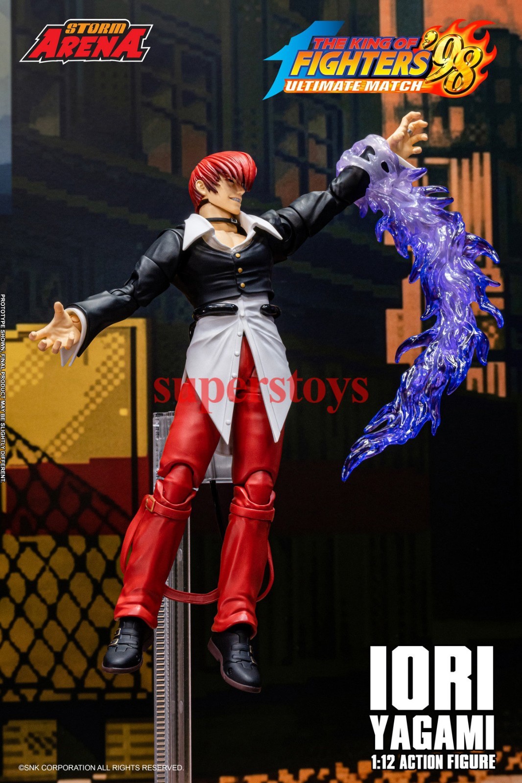 Presale STORM ARENA KFSA04 1/12 The King Of Fighters 98\'Um Iori Yagami Figure