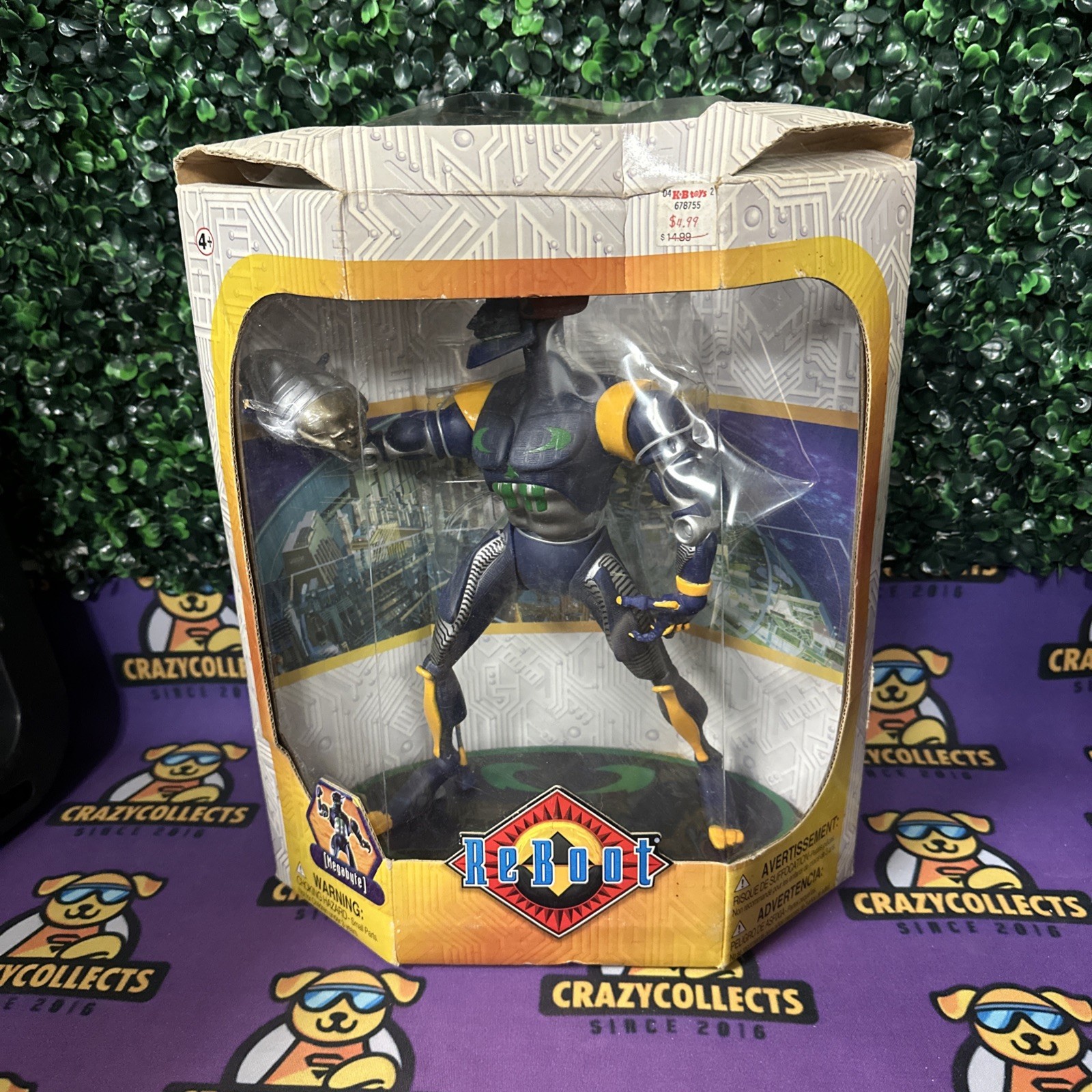 Special 10 inch Mainframe Entertainment ReBoot Megabyte Action Figure with Stand Special 10 inch Mainframe Entertainment ReBoot Megabyte Action Figure with Stand