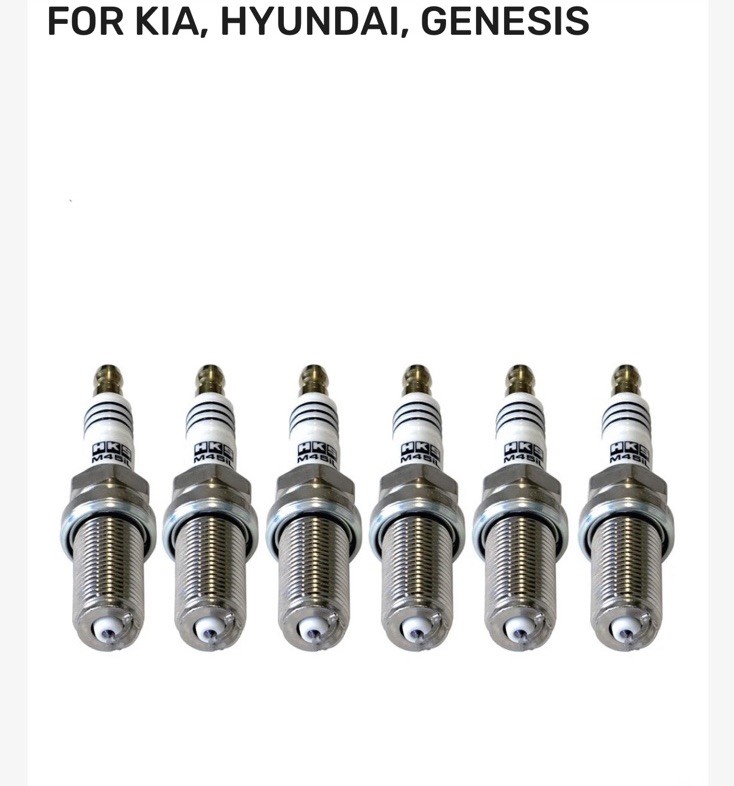 HKS High Performance Sparks Plugs For Kia Stinger GT 3.3 (6 Plugs)