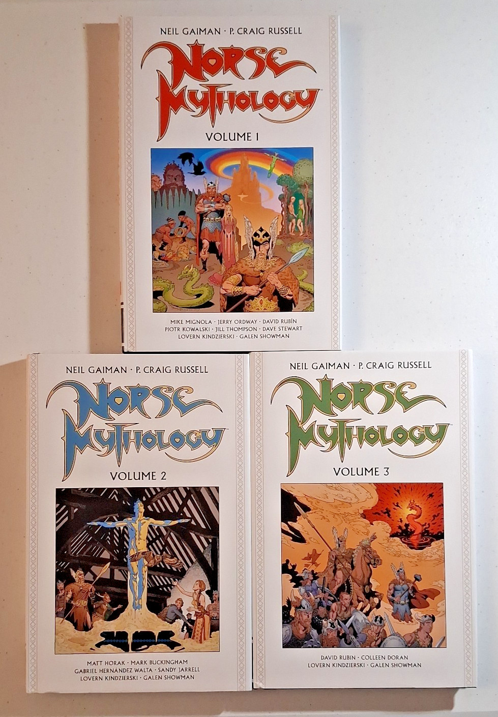 Norse Mythology Hardcover Set Volume 1-3 by Neil Gaiman & P. Craig Russell Norse Mythology Hardcover Set Volume 1-3 by Neil Gaiman & P. Craig Russell