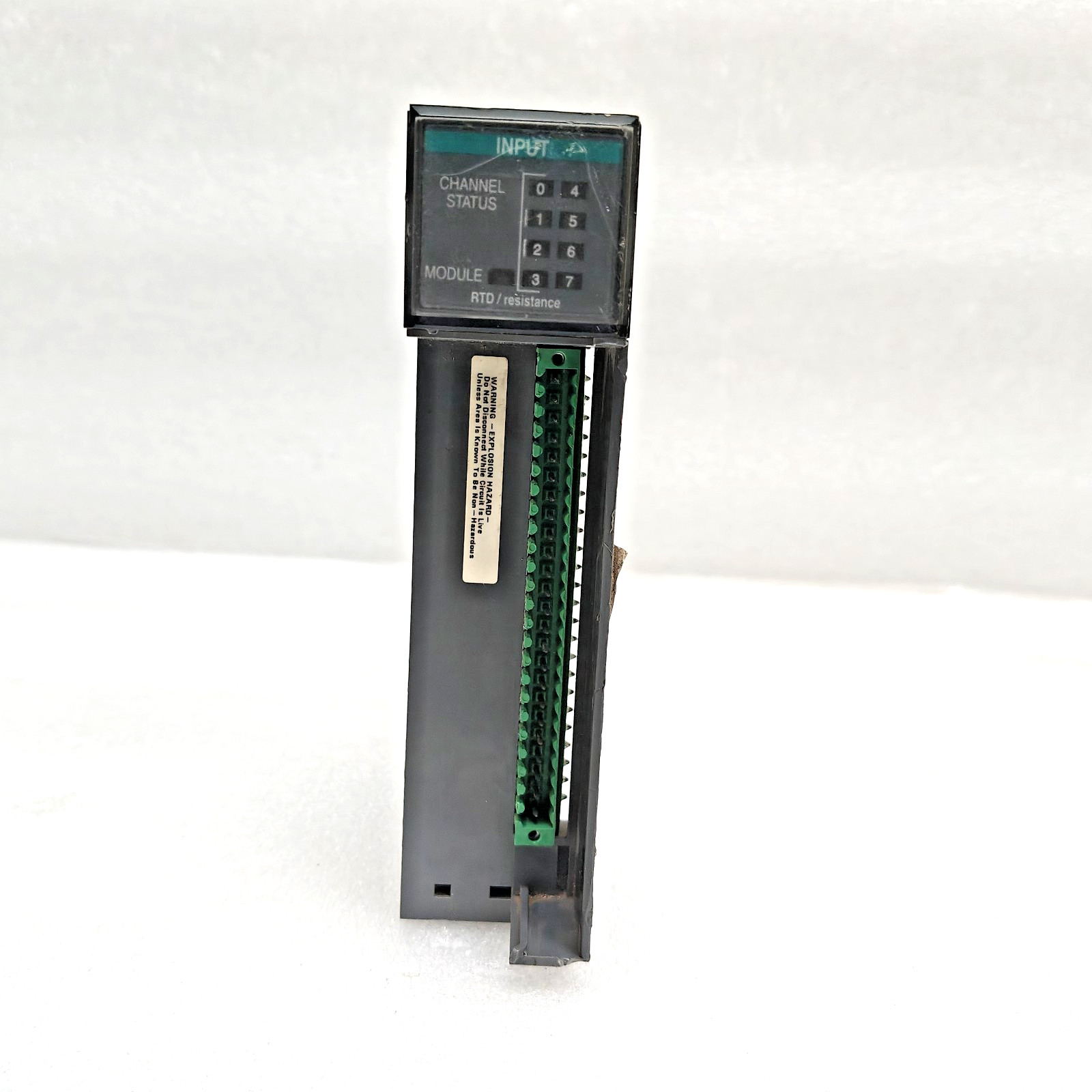 Allen Bradley 1746-NR8 Ser A, RTD/Resistance Input Module Cover lock Damaged