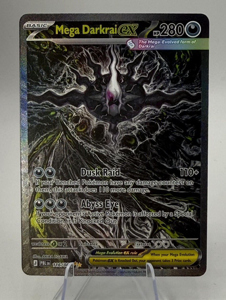 Mega Darkrai ex 116/084 Me05: Pitch Black Holo
