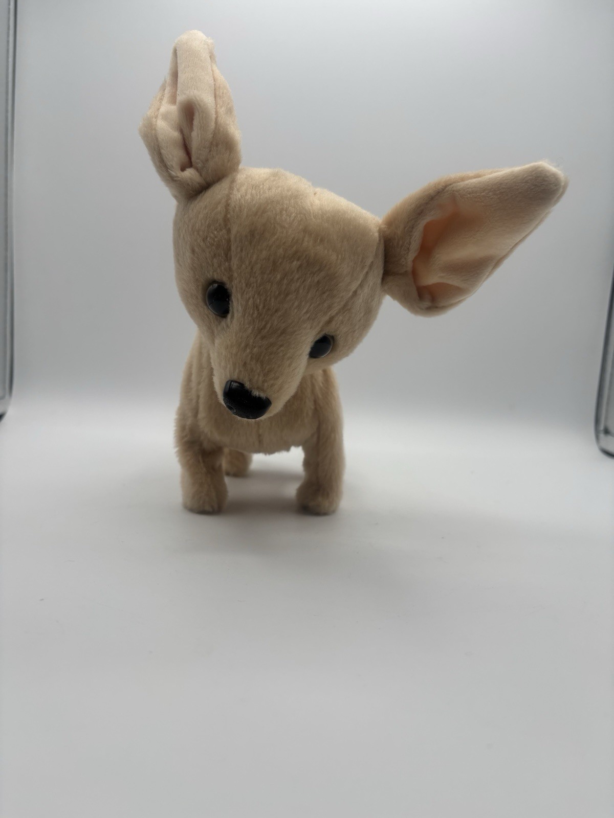 CUDDLE Barn TOY Stuffed Animated Plush CHIHUAHUA Soft Cream Tan Dog Barking CUDDLE Barn TOY Stuffed Animated Plush CHIHUAHUA Soft Cream Tan Dog Barking