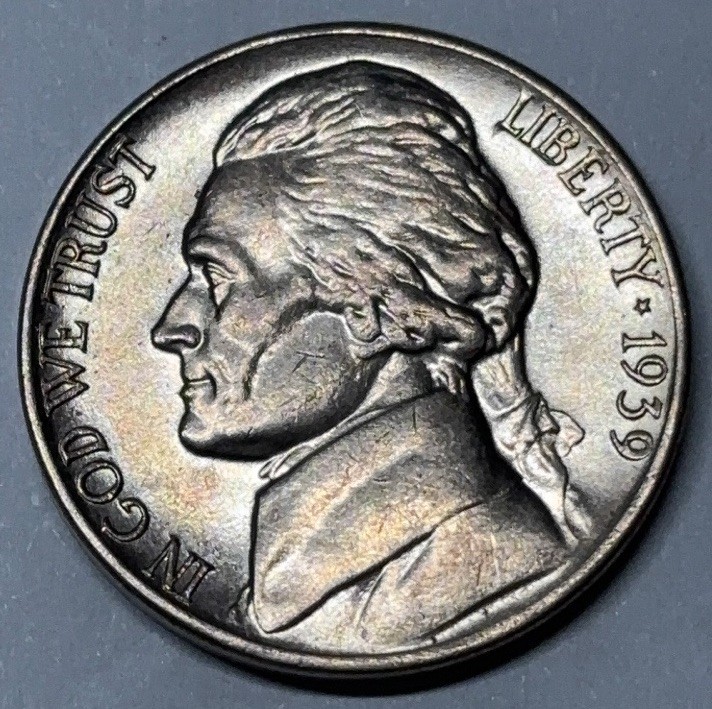1939-S 5C Jefferson Nickel BU UNC FS Full Steps Reverse of 1940 Nice Strike 1939-S 5C Jefferson Nickel BU UNC FS Full Steps Reverse of 1940 Nice Strike