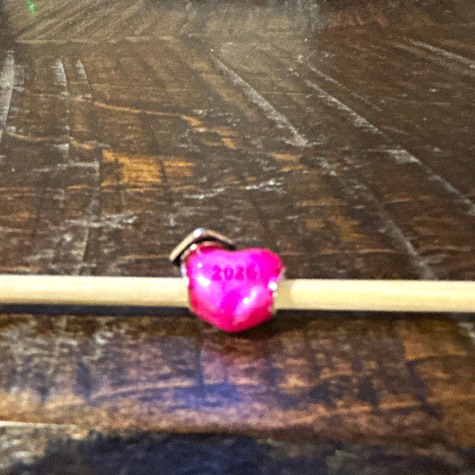 Pandora, Girl Graduation, Pink Heart Charm , Engraved \