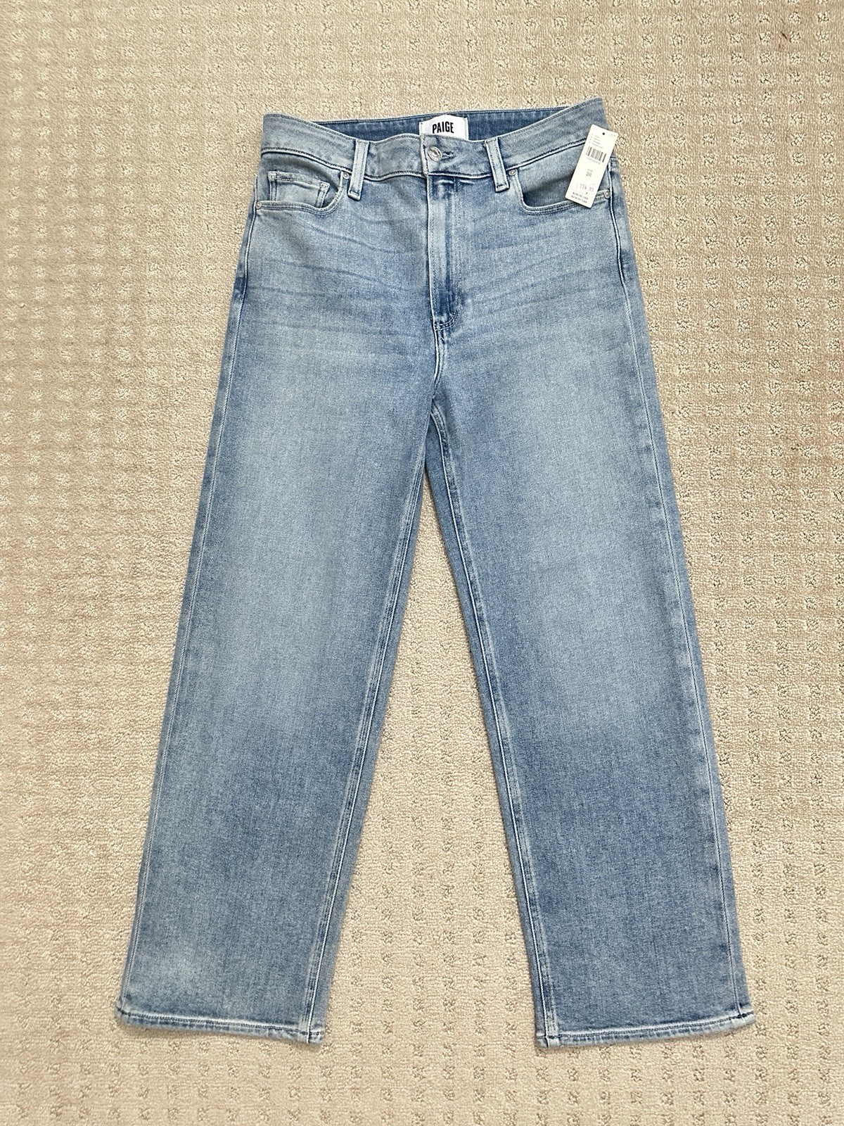 NWT PAIGE Anessa High Rise Straight Leg Jeans Light Wash Women’s 28 NWT PAIGE Anessa High Rise Straight Leg Jeans Light Wash Women’s 28