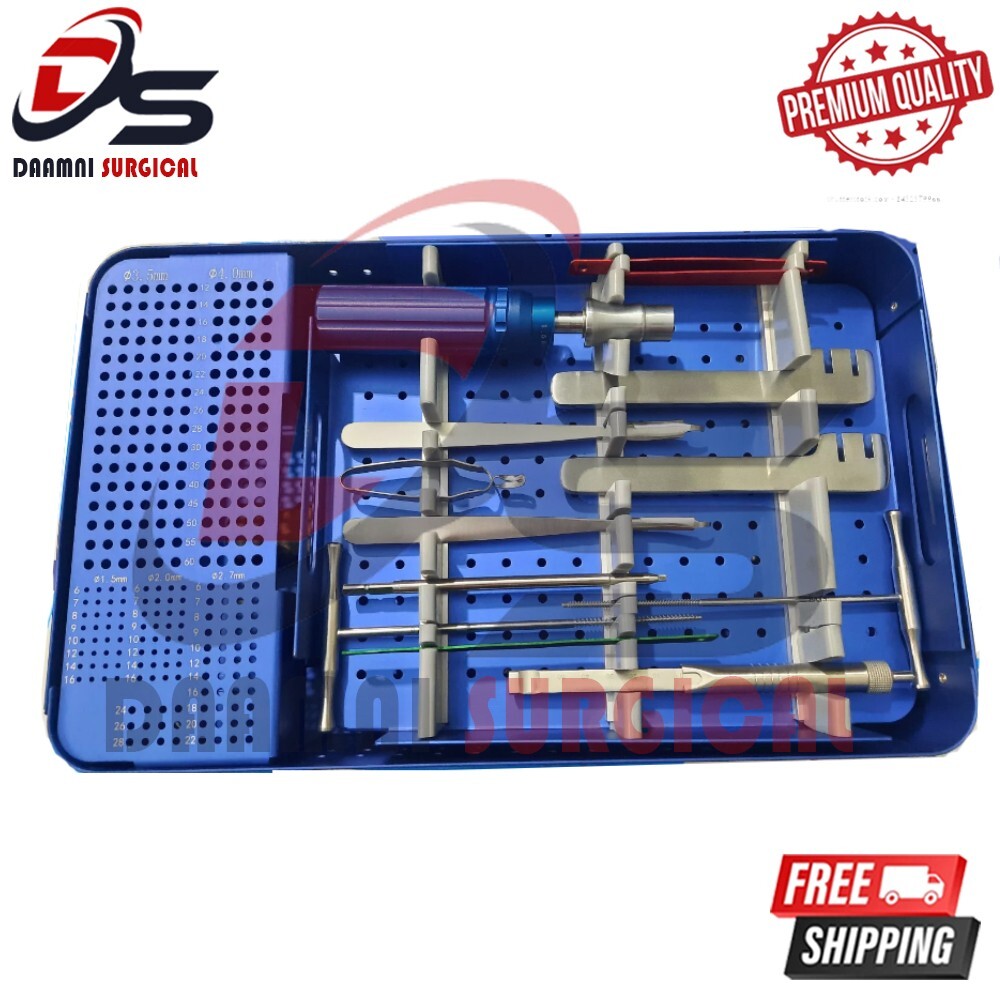 Locking Small Fragment Instrument set, excellent box with screw tray (42 pcs )