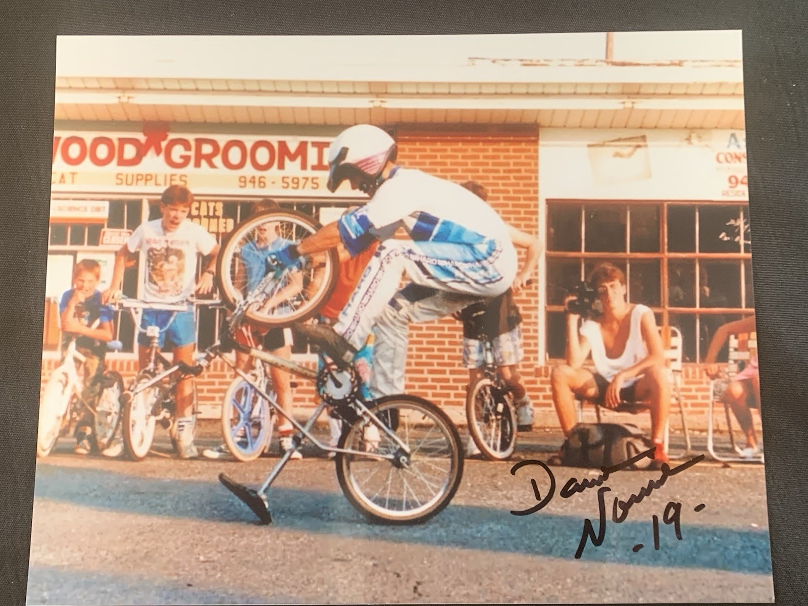 DAVE NOURIE Autographed Glossy 8x10 Photo ~GT Hutch, VDC RL20 ii Haro Master JMC DAVE NOURIE Autographed Glossy 8x10 Photo ~GT Hutch, VDC RL20 ii Haro Master JMC