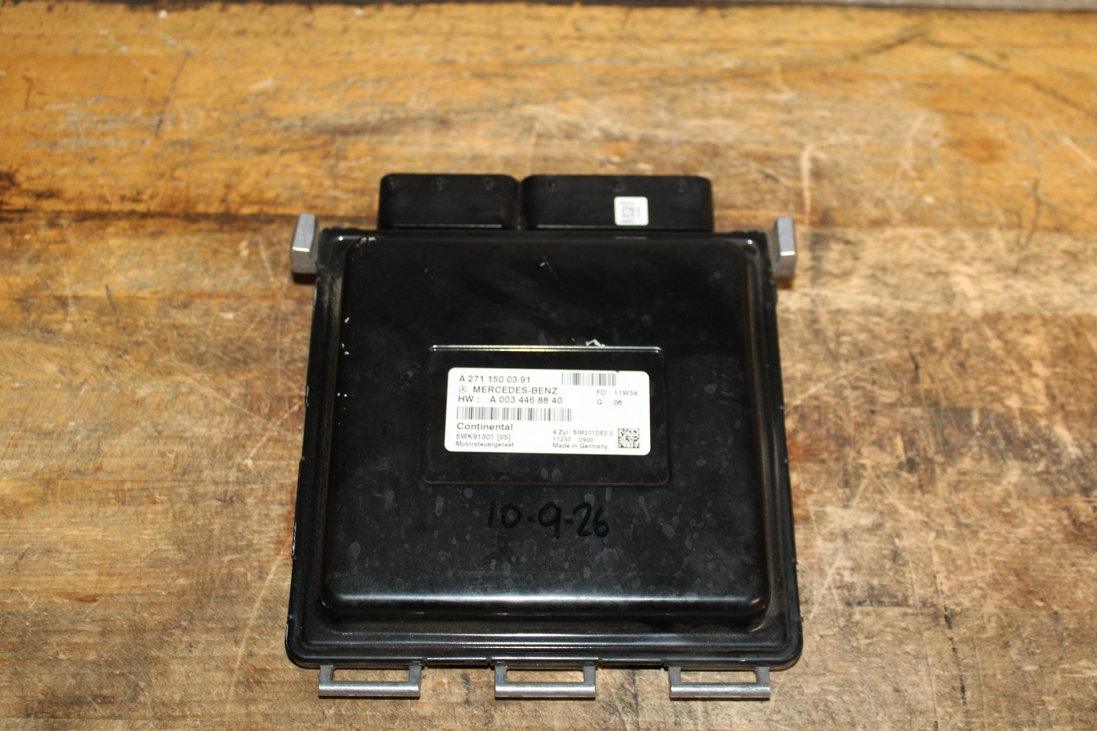 12 13 14 15 Mercedes C250 engine computer A2711500391, ECU, A0034468840 5WK91301 12 13 14 15 Mercedes C250 engine computer A2711500391, ECU, A0034468840 5WK91301