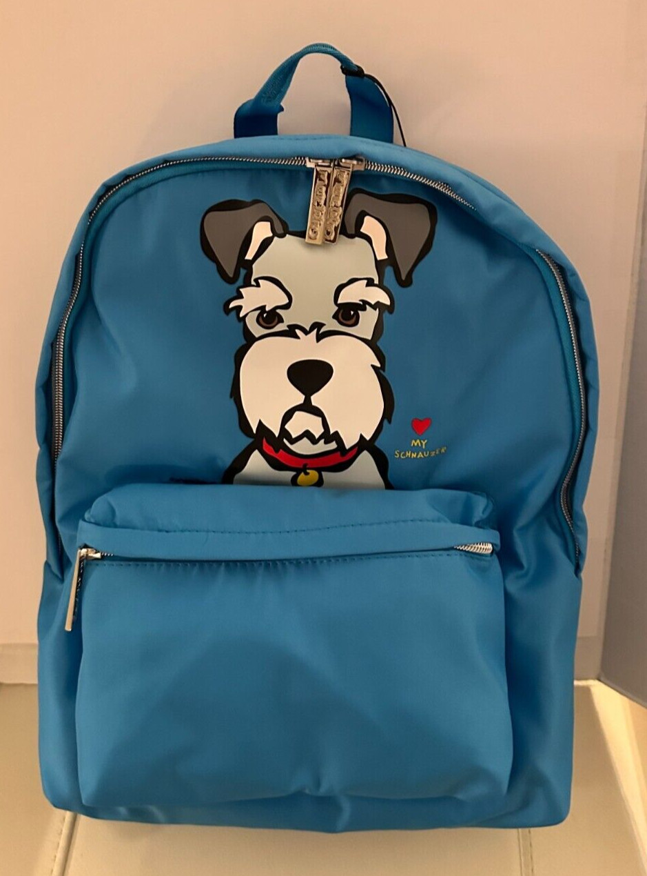 MARC TETRO SCHNAUZER DOG BLUE REGULAR SIZE MTSCH03BP