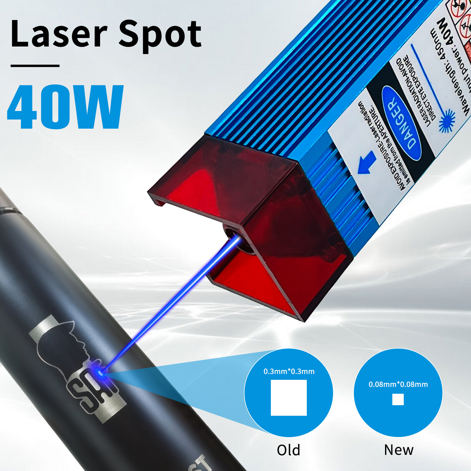 40W Laser Module Head For CNC 3018pro Engraving Cutting Machine DIY Making