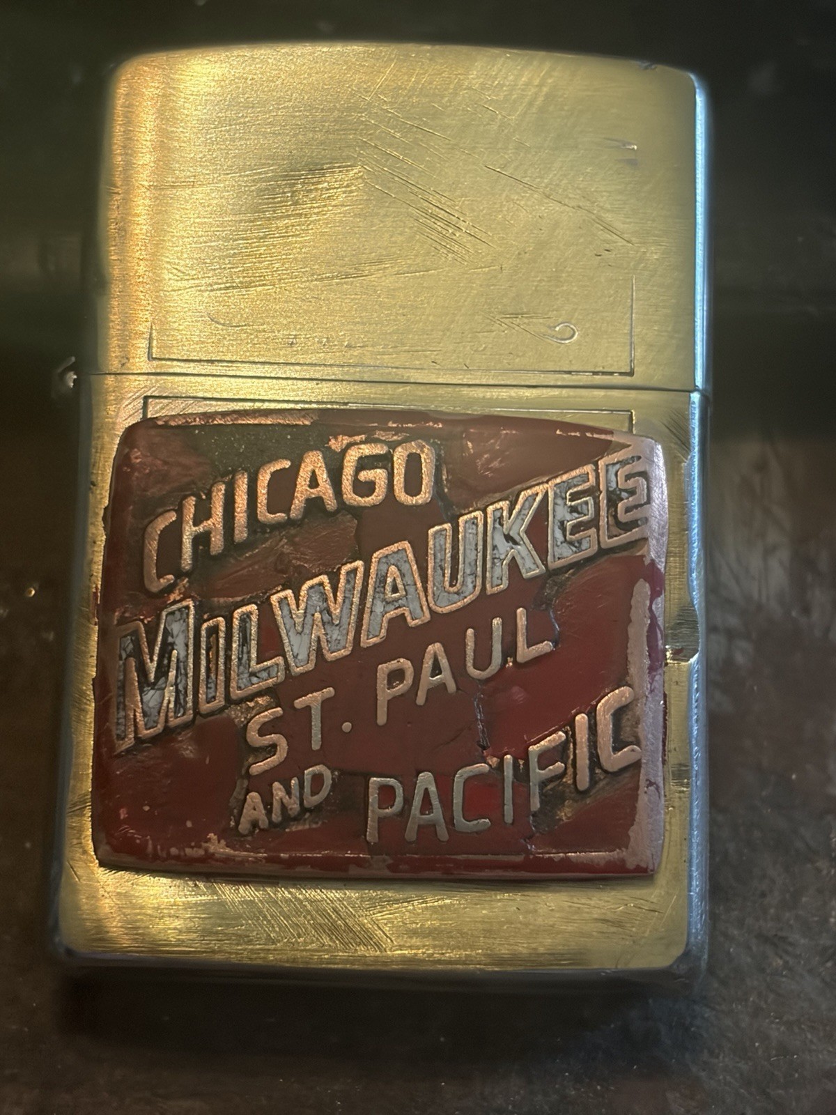 Zippo Lighter Chicago Milwaukee St Paul & Pacific Railroad Zippo Lighter Chicago Milwaukee St Paul & Pacific Railroad