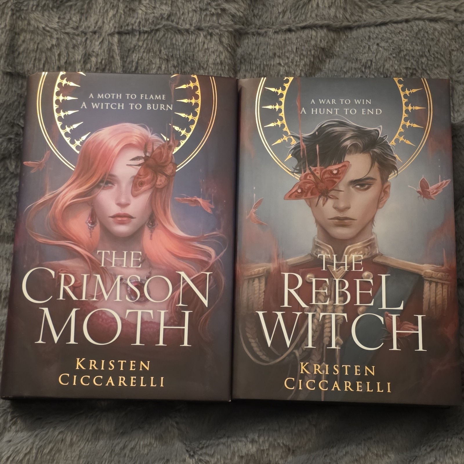 FairyLoot Signed  – The Crimson Moth & The Rebel Witch Set – Kristen Ciccarelli