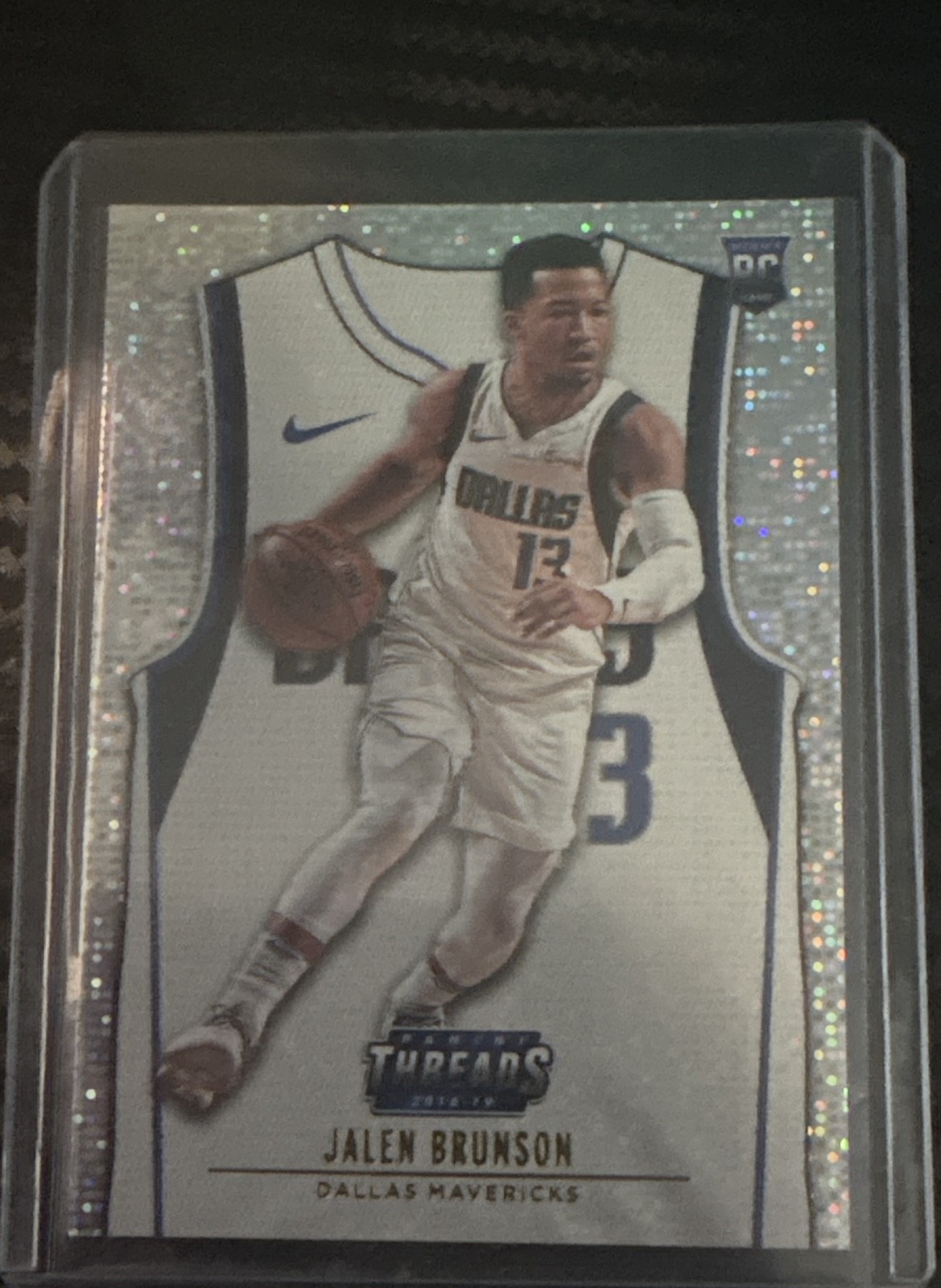 2018-19 Panini Threads - Rookies Association Jalen Brunson #124 Dazzle (RC) 2018-19 Panini Threads - Rookies Association Jalen Brunson #124 Dazzle (RC)
