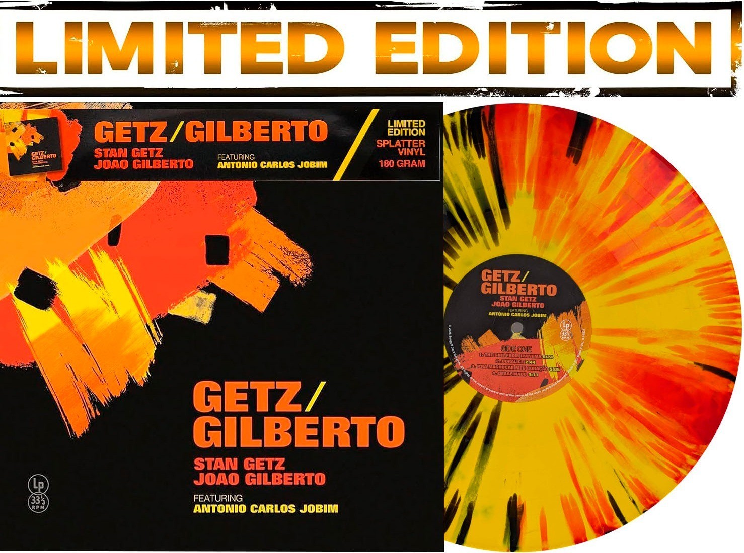 João Gilberto, Stan Getz, Antonio Carlos Jobim – Getz/Gilberto LP Vinyl Record João Gilberto, Stan Getz, Antonio Carlos Jobim – Getz/Gilberto LP Vinyl Record